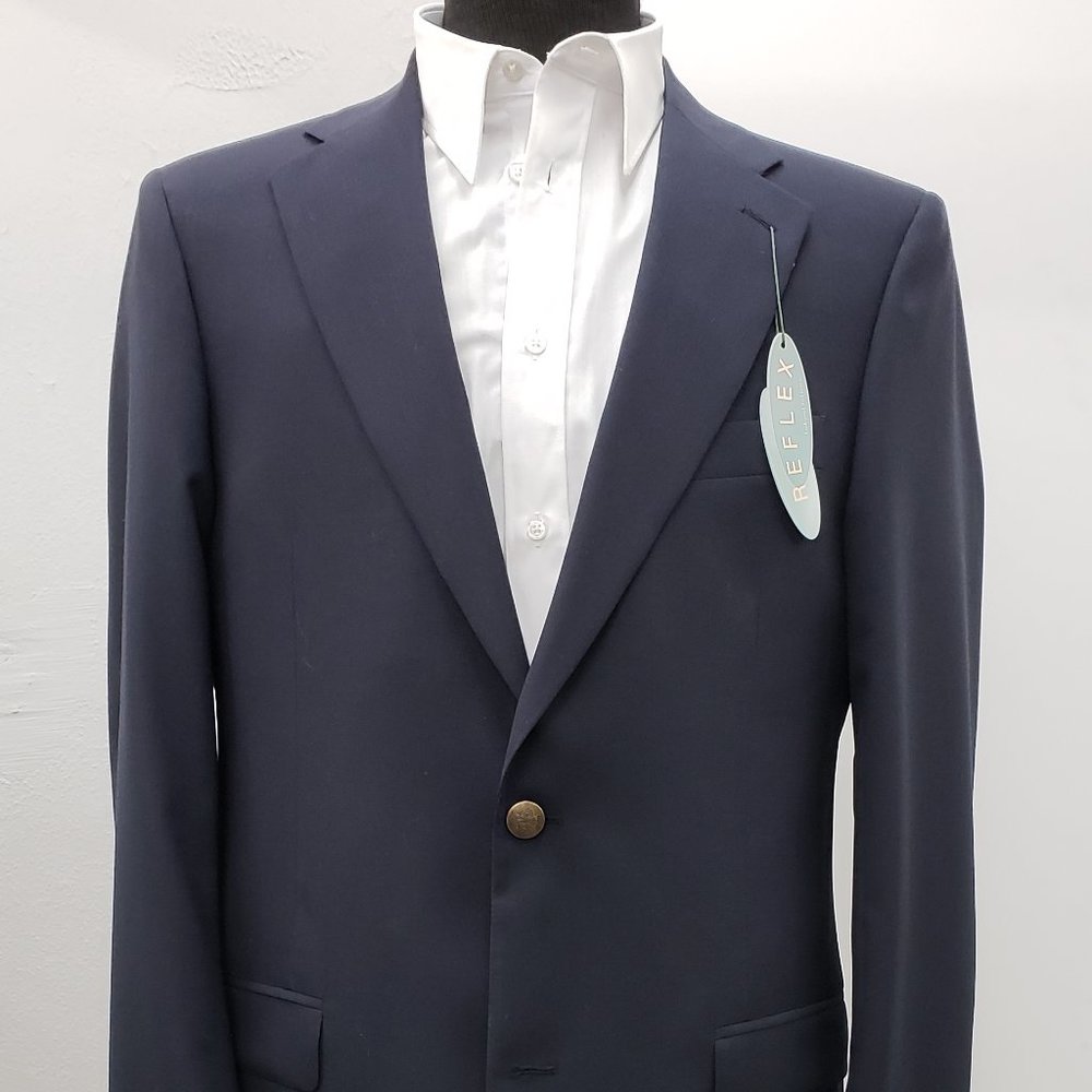 Palm Beach Super 100's Navy Wool Blazer
